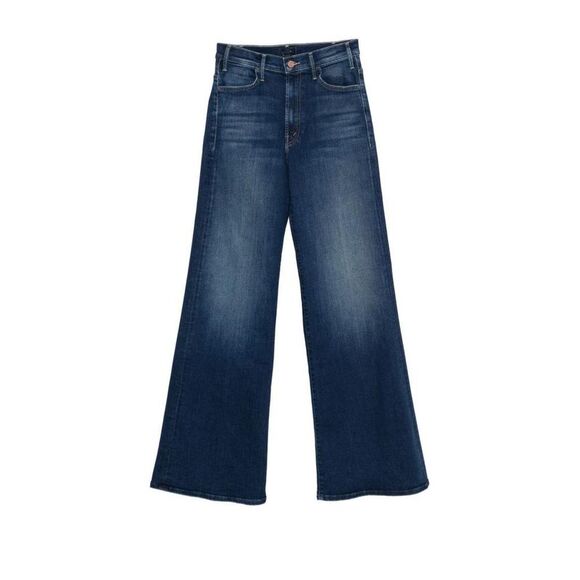 MOTHER Pants - MOTHER Wide Leg Cropped Jeans Women BLUE Pants